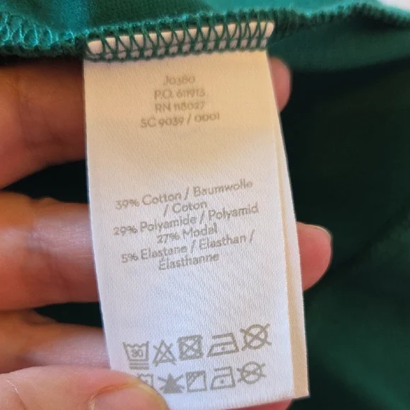 Boden Green Wrap Midi Dress - Size 10 - Picture 13 of 13